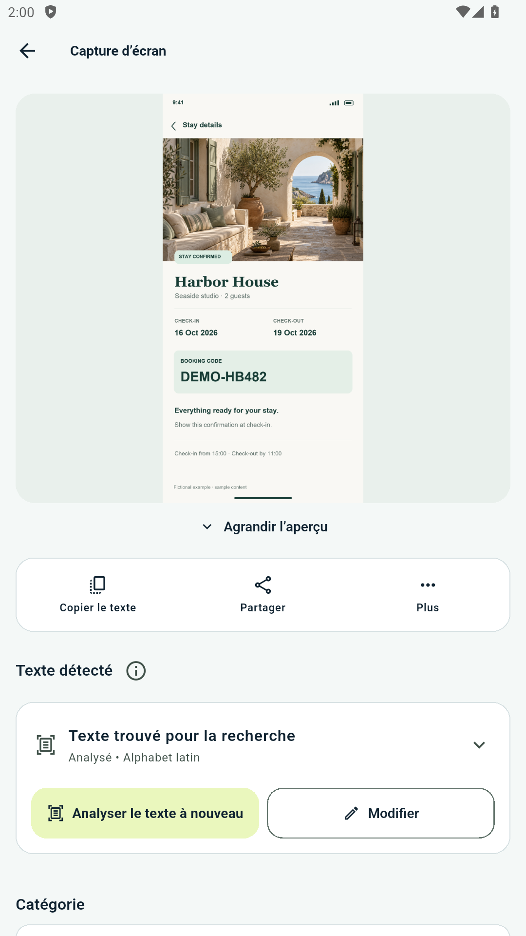 Ouvrez la capture et consultez les informations enregistrées.